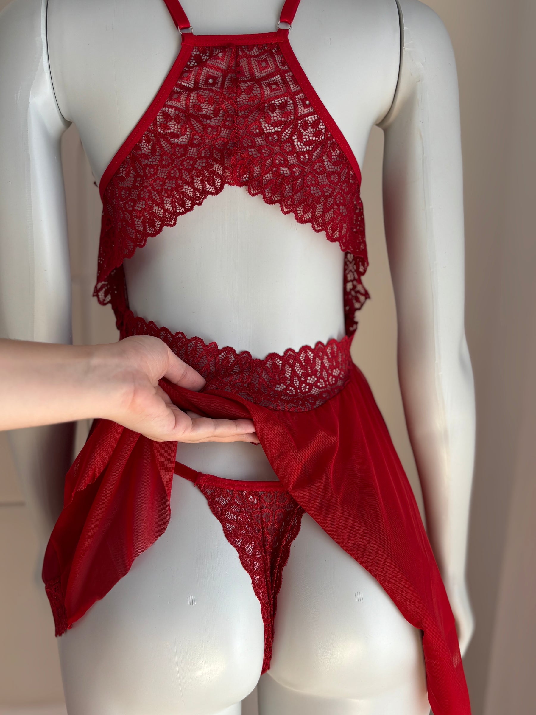 CAMISOLA SEXY MAYA VERMELHO