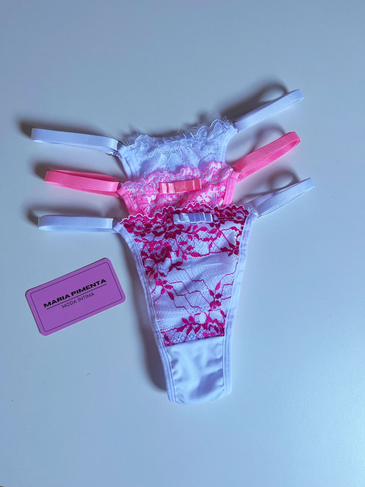 KIT 3 CALCINHAS FIO DE REGULAGEM