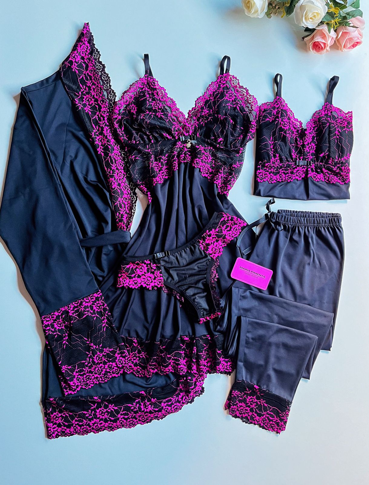 COMBO ESPECIAL TRÊS PEÇAS PRETO/INVEJA