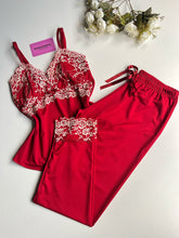 PIJAMA LUXO VERMELHO/BRANCO