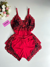 BABY DOLL VERMELHO/PRETO