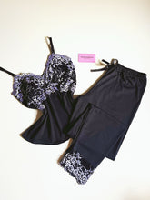 PIJAMA LUXO PRETO/BRANCO