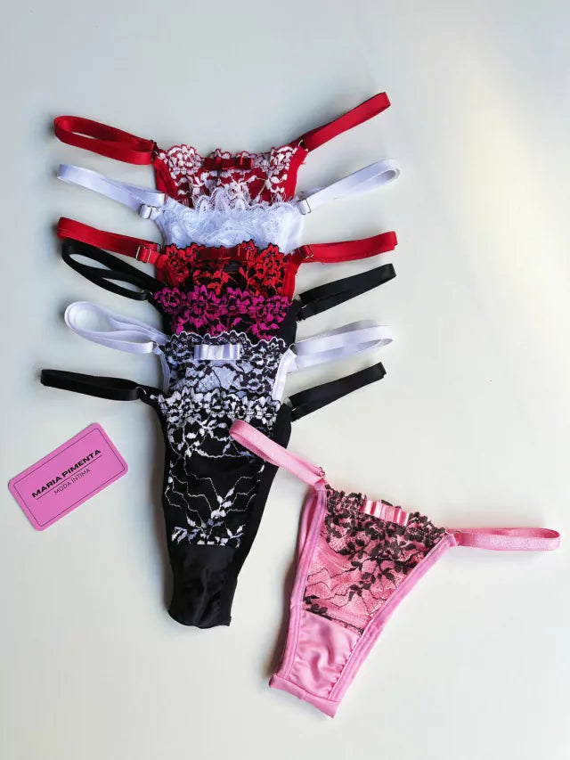 KIT 7 CACINHAS FIO DE REGULAGEM