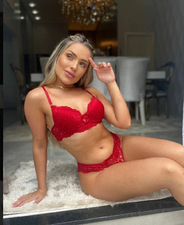 CONJUNTO DE LINGERIE VERMELHO