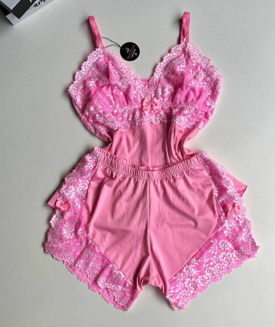 BABY DOLL ROSA/BRANCO