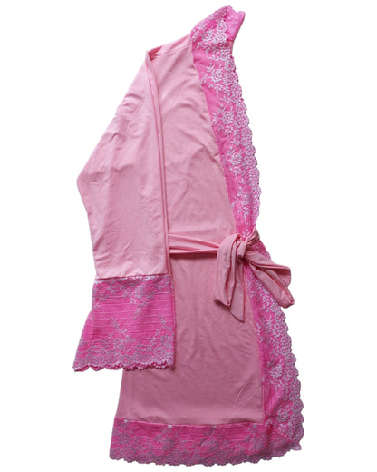ROBE LUXO ROSA/BRANCO