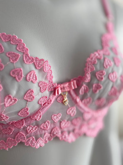 PIJAMA COM CONJUNTO DE LINGERIE ROSA