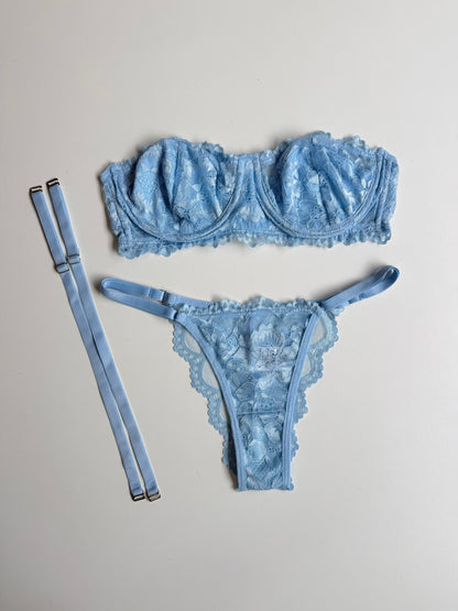 CONJUNTO JASMINE AZUL CLARO