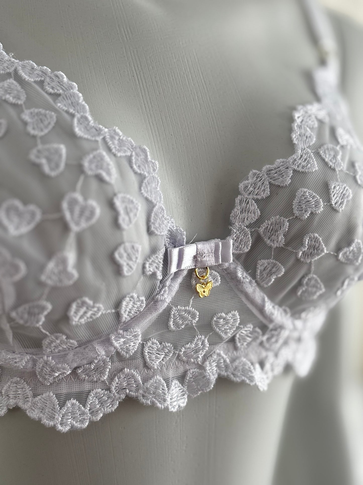 CONJUNTO EM TULE BRANCO