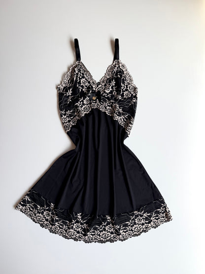 CAMISOLA PRETO/NUDE