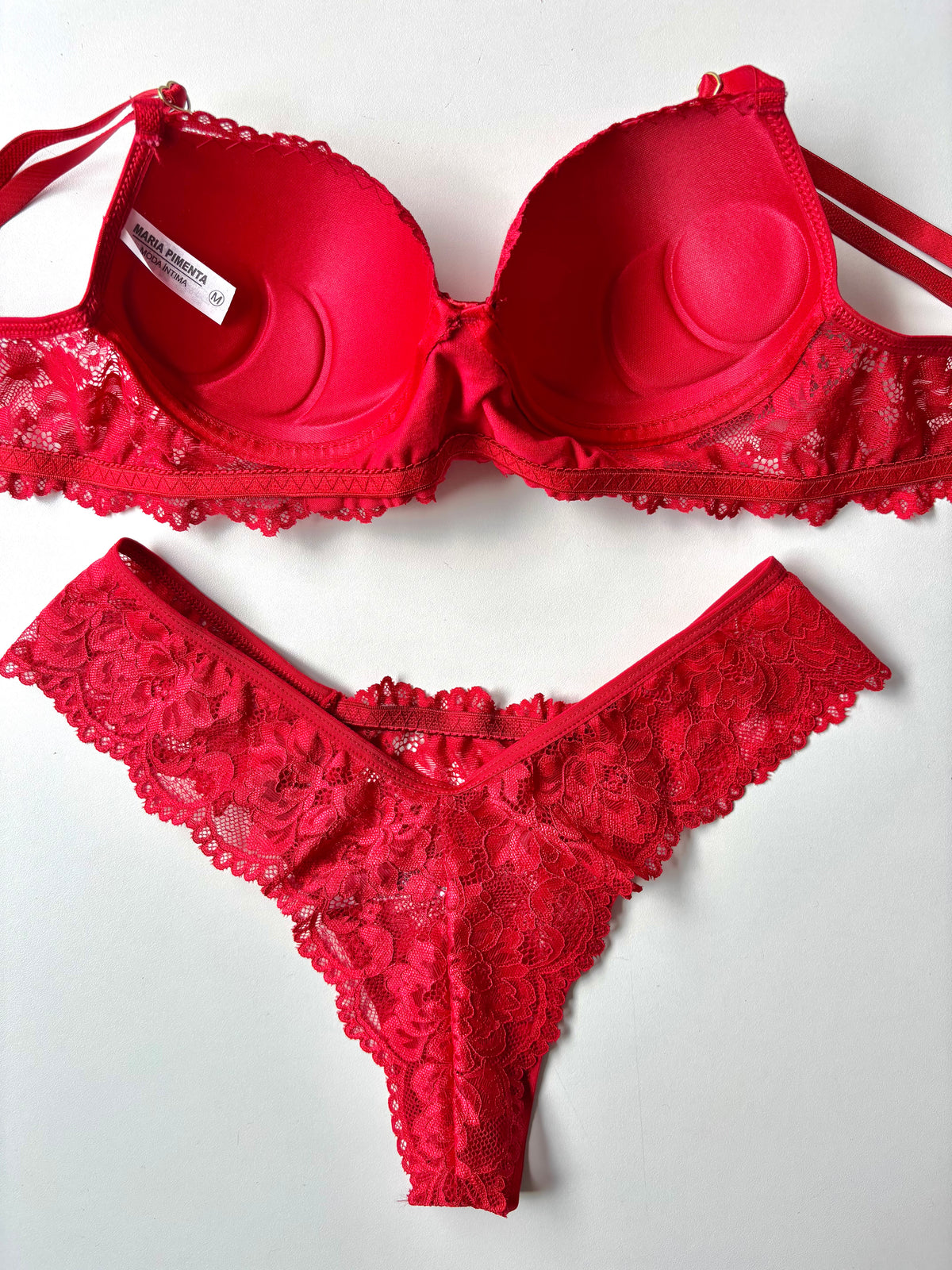 CONJUNTO DE LINGERIE VERMELHO