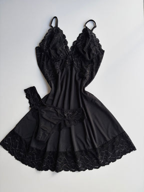 CAMISOLA PRETO/PRATA