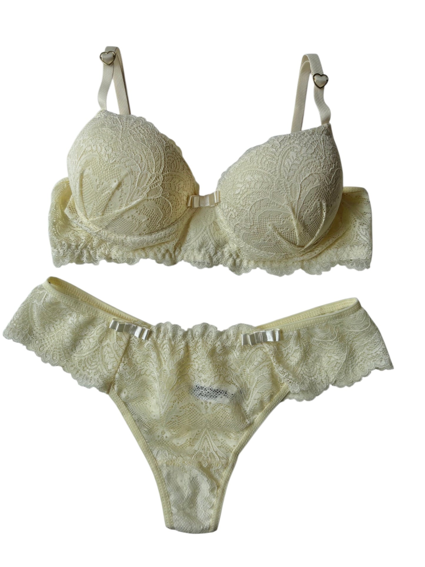 CONJUNTO DE LINGERIE MARFIM