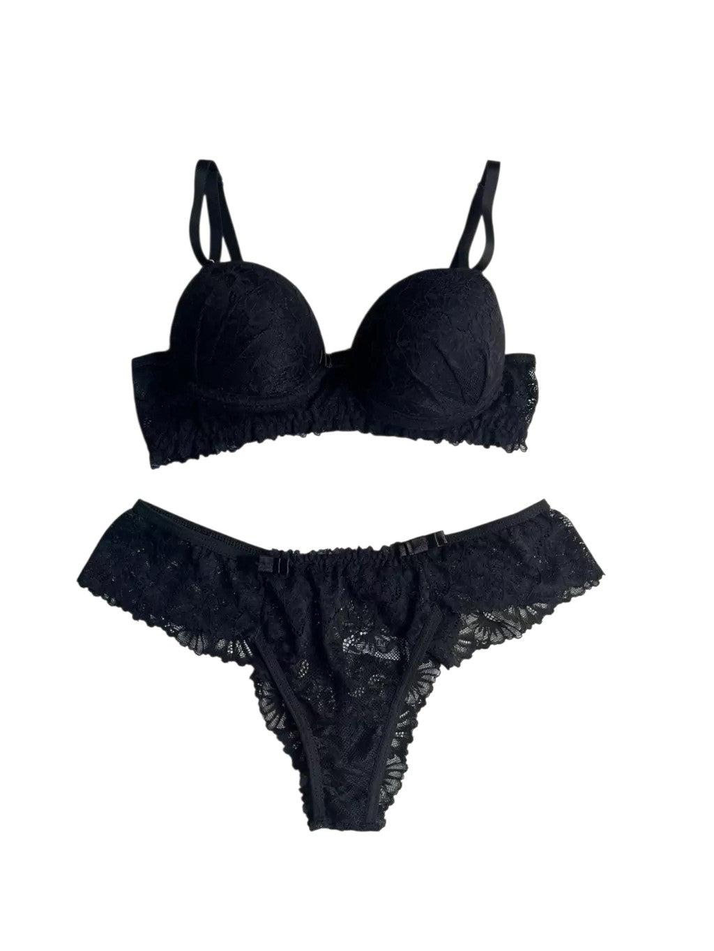 CONJUNTO DE LINGERIE PRETO
