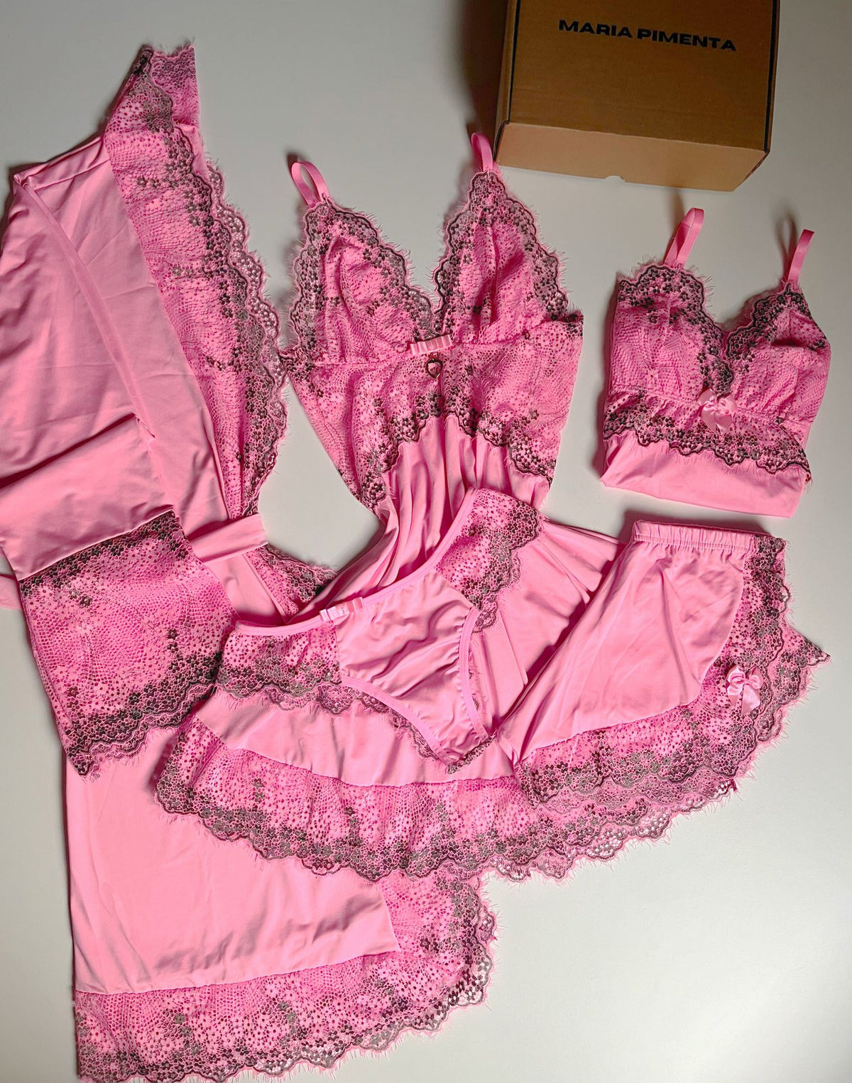 COMBO ESPECIAL LUXO ROSA/PRETO