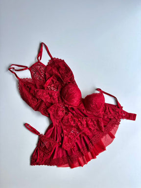 CONJUNTO ESPECIAL MAYA VERMELHO