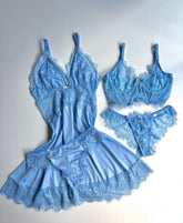 CAMISOLA LUXO E CONJUNTO PAIXÃO AZUL