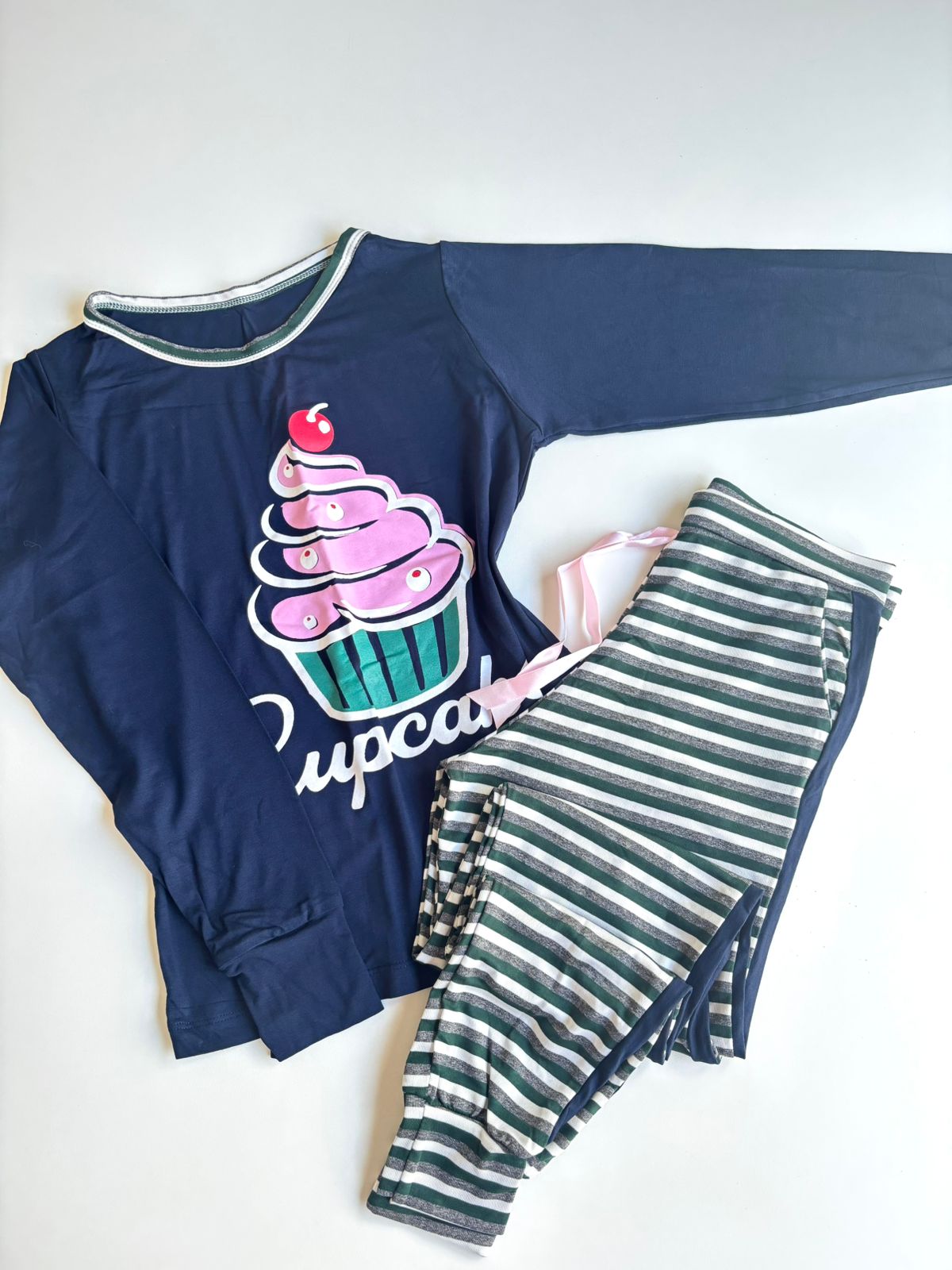 PIJAMA CUPCAKE AZUL