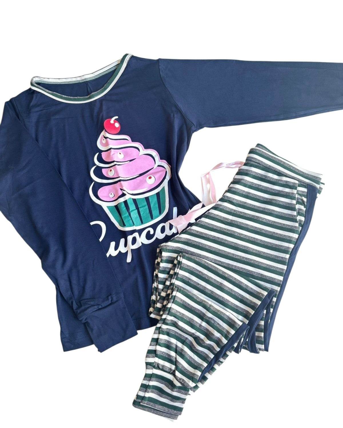 PIJAMA CUPCAKE AZUL