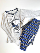 PIJAMA SNOOPY CINZA/AZUL