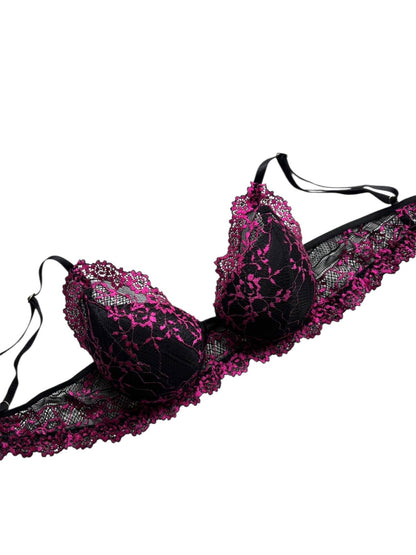 SUTIÃ PRETO E PINK
