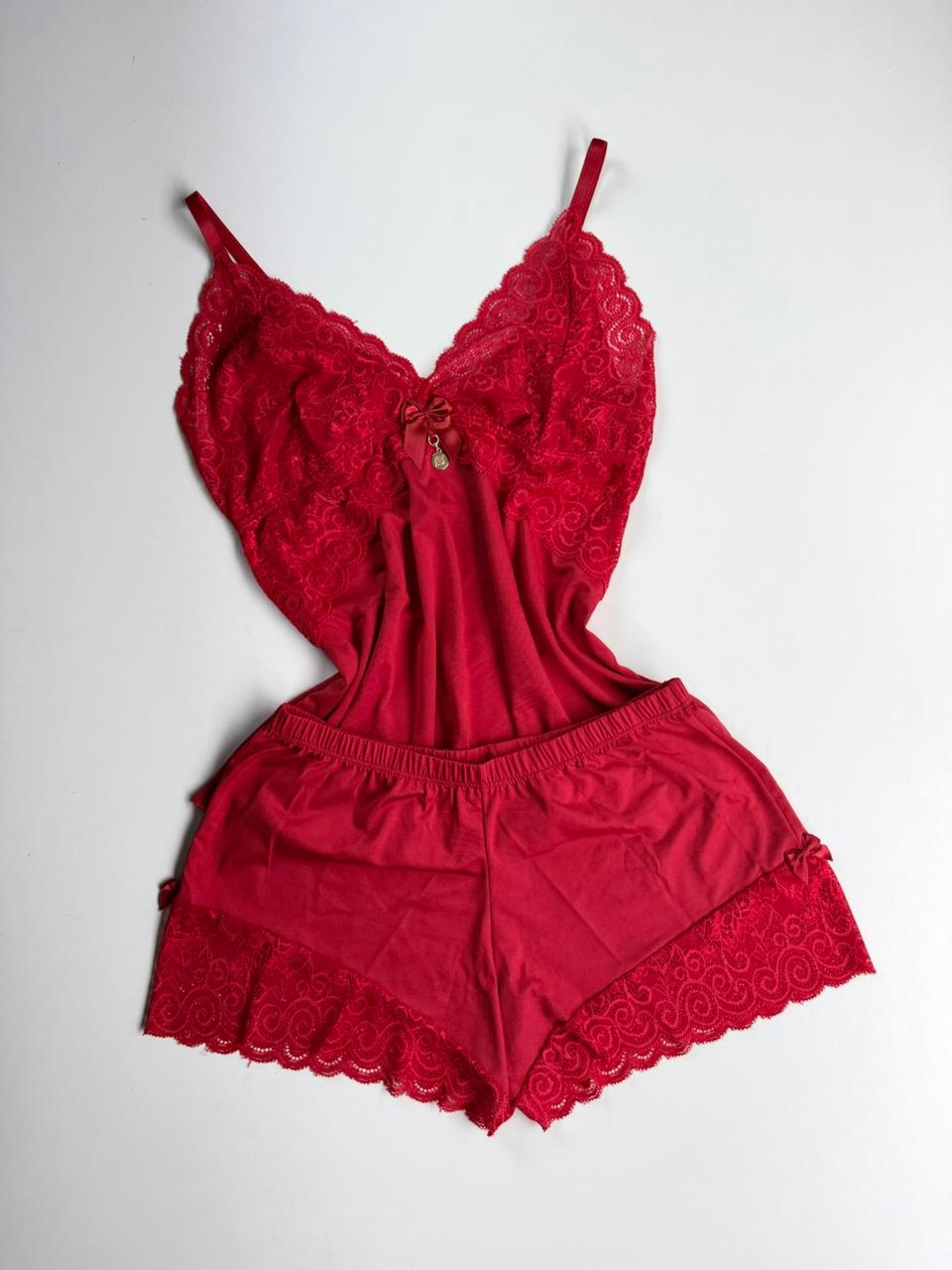 BABY DOLL SAFIRA VERMELHO