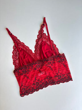 CROPPED VERMELHO/PRETO