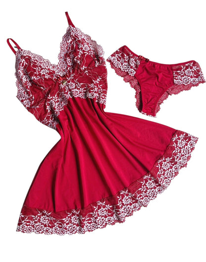 CAMISOLA VERMELHO/BRANCO