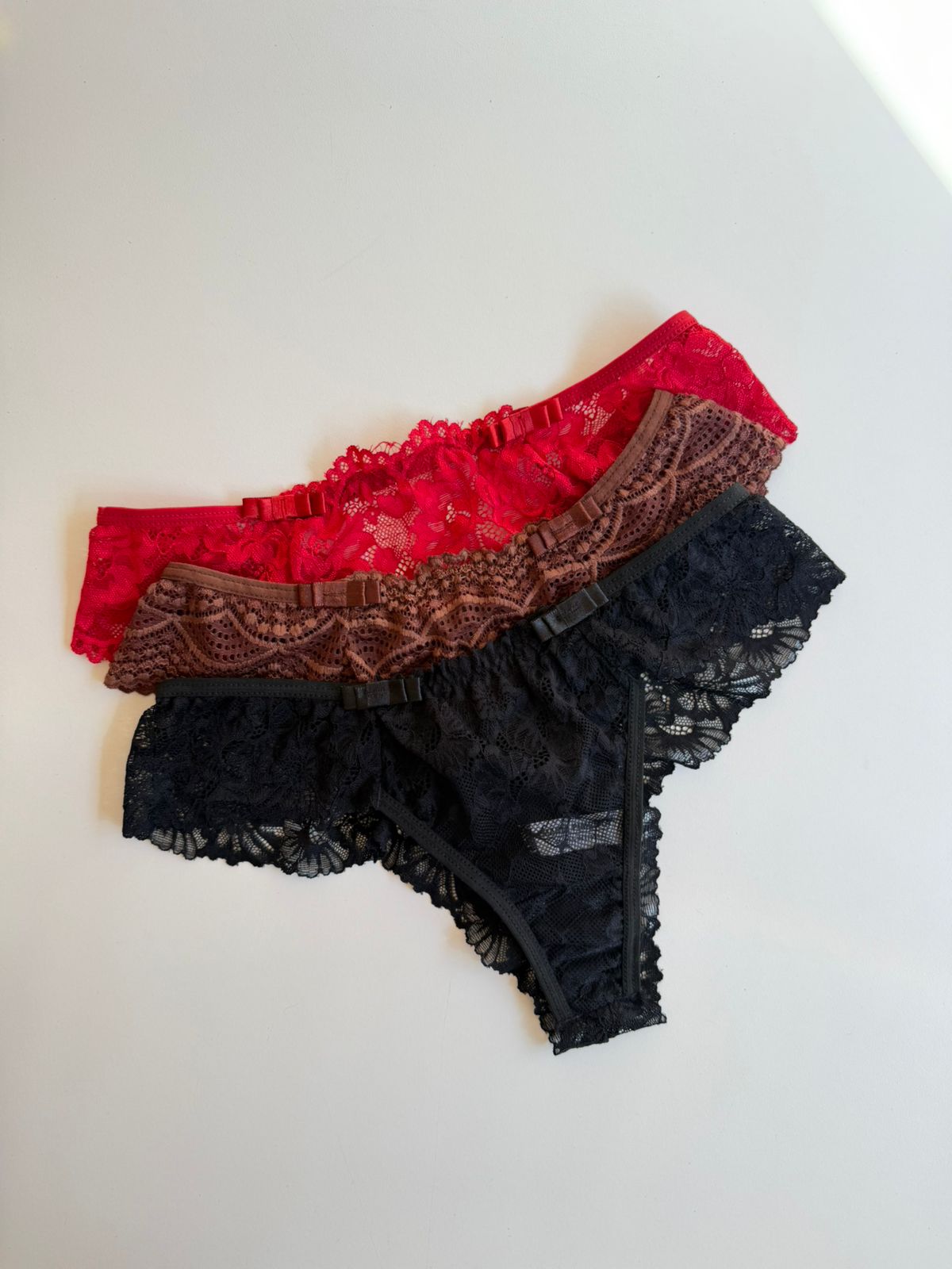 KIT COM 3 CONJUNTO DE LINGERIE