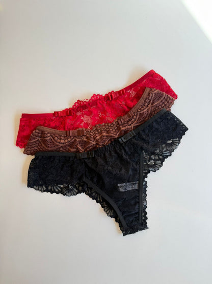 KIT COM 3 CONJUNTO DE LINGERIE