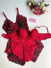 COMBO BABY DOLL E CONJUNTO DE LINGERIE RENDA