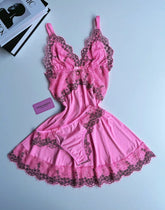 CAMISOLA ROSA/PRETO