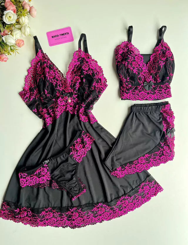 CONJUNTO ESPECIAL LUXO PRETO/INVEJA