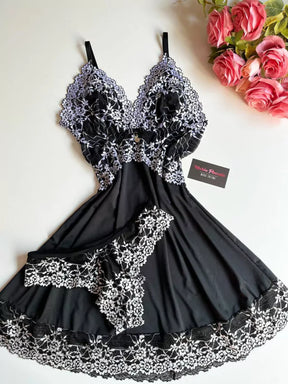 CAMISOLA PRETO/BRANCO